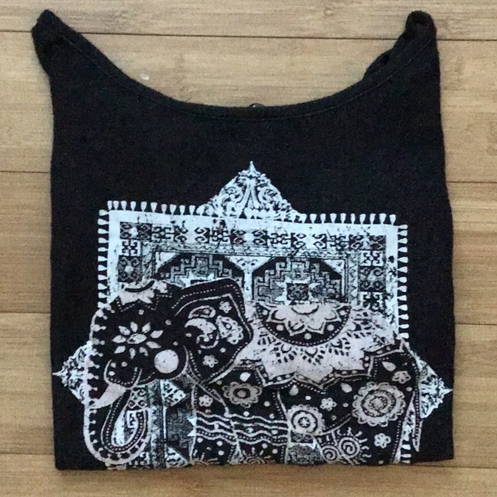 h.i.p. Long Sleeve Peace Tee Size S